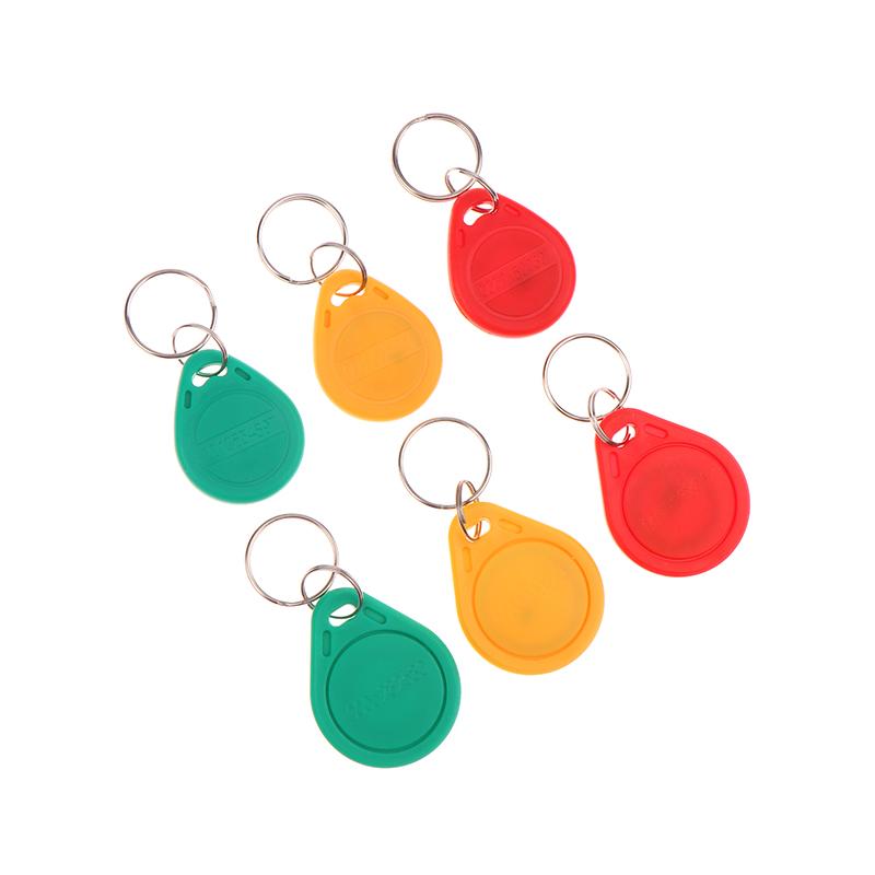 10Pcs 125Khz Read-Only Rfid Rfid Tk4100 Em4100 Smart Chip Proximity Keyfobs Smart Secure Door Entry Access Id Keychain Token Tag