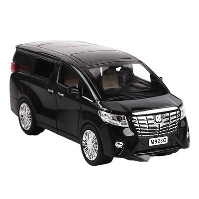 1/24 Toyota Alphard MPV Модель автомобиля Литой игрушечный автомобиль Модель автомобиля с инерционным механизмом Детская игрушка Коллекционные предметы Бесплатная доставка
