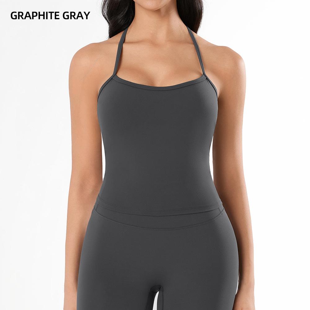 European and American sexy yoga vest with chest pad, beautiful back sports underwear Pilates fitness yoga suit YG-1011