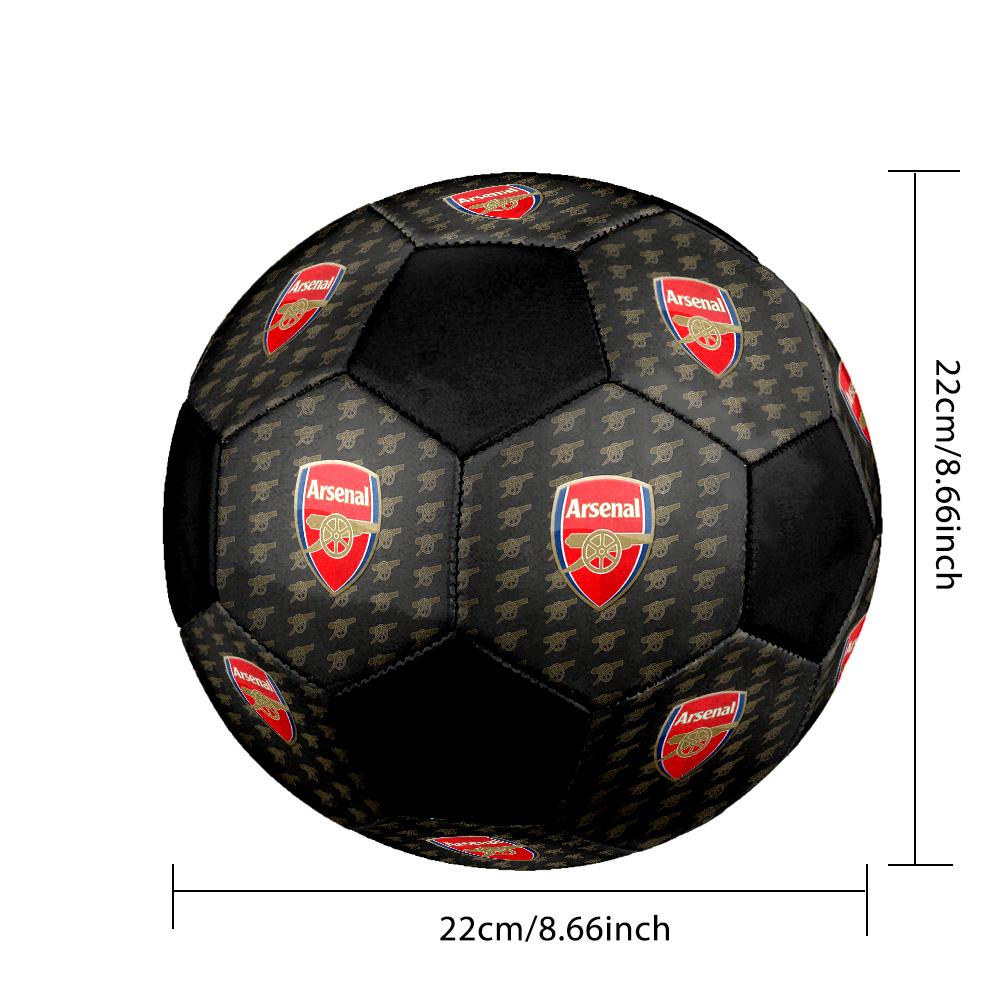 Arsenal Football Club Soccer Ball Colorful All Ages Machine Stitched PVC Competition Ready Durable High-Bounce.SIZE5