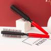 Profession Anti Static Curly Hair Comb Boar Bristle Rolling Round Brush Comb Hair Styling Beauty Salon Hairdresser Curling Iron