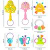 Baby Hand Grab 7-Piece Set Cartoon Rattle 0-3 Years Old Newborn Gift Toy Baby Hand Grab Early Education Set