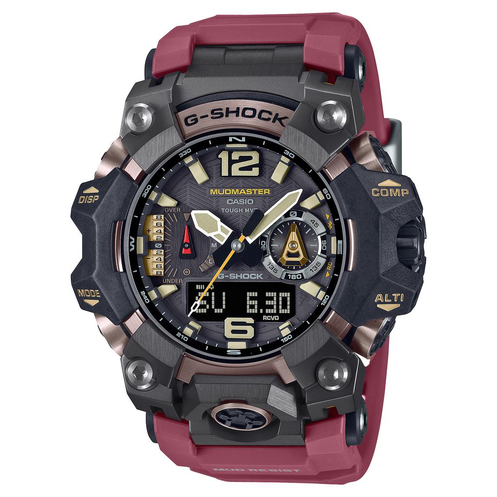 Casio Мужские часы G-SHOCK из нержавеющей стали, водонепроницаемость 200 м, ударопрочные, кварцевые GWG-B1000-1A4