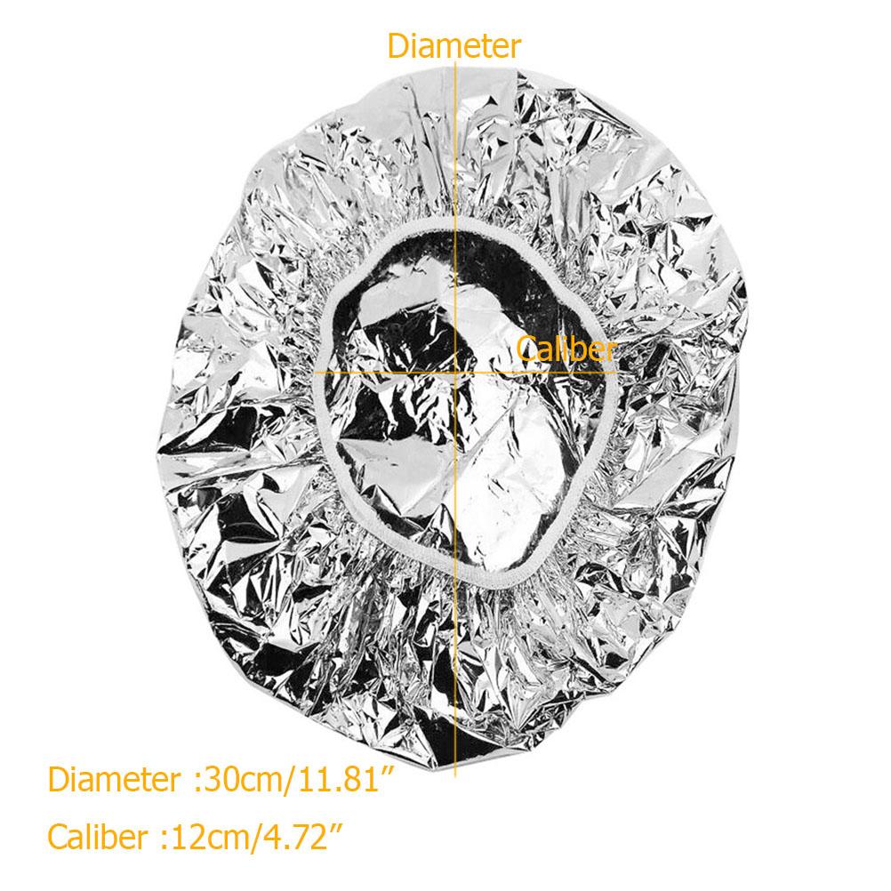 1Pcs Aluminum Foil Hat Waterproof Spa Hair Salon Shower Hat Disposable Home Hats Hair Care Protector