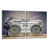 2x GLASS PROTECTIVE PLATE FOR STOVE 40x52 RADIO
