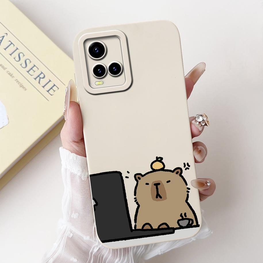 Для Vivo Y21 2021 Чехол V2111 Силиконовая Крышка Для vivo Y21S Y33S Цветок Защитник Задняя Крышка Для Vivo Y21A Y21T Y33T VivoY21 Funda