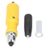 Rivet Gun Adapter Alloy Steel Cordless Riveting Tool Set Kit for Electric Drill Yellow