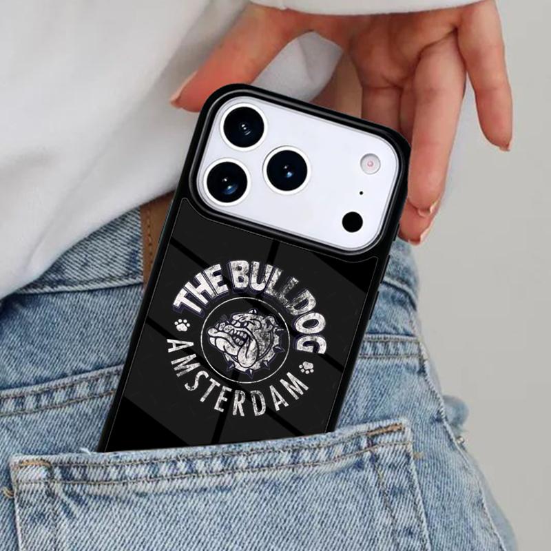 English Bulldog heartbeat TPU Phone Case for iPhone 16e 15 14 13 12 17 Pro Max Plus Air 17pro Cover Coque
