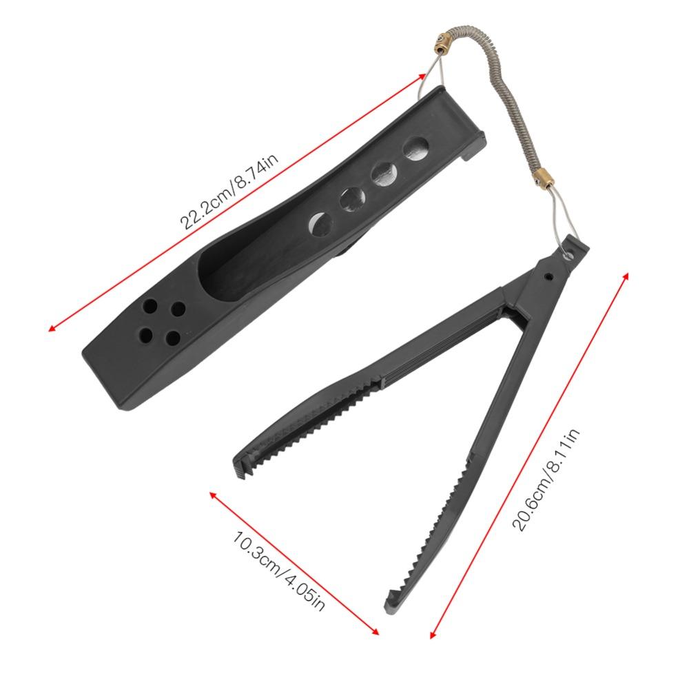 Anti-Skid Handle Fish Lip Gripper with Sleeve Fishing Pliers Fish Gripper Long Distance Fishing