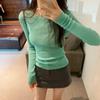 Women's Winter Tops Blouse Slim Knit Sweater Pullovers Sweatshirts Undershirts For Women Korean Clothes Fancy