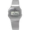 Casio Цифровые наручные часы Мужские Женские Металлический сетчатый ремешок Серебристый A700wm 7a