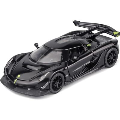 1/32 игрушечные машинки Koenigsegg Jesko, литой под давлением металл, Коллекционная модель автомобиля Koenigsegg, игрушечный автомобиль Koenigsegg с откатным механизмом со светом и музыкой, игрушечные машинки