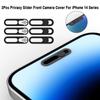 3PCS Phone Lens Antispy Metal Privacy Cap Webcam Cover Front Camera Slider Lens Sticker