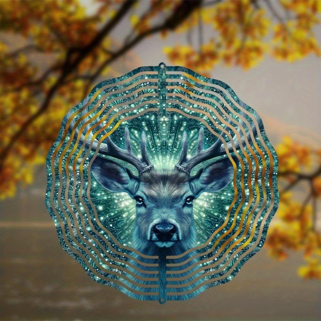 Металлический вращающийся на 360 градусов колокольчик 25,4 см для украшения сада, балкона, не требующий батареек, художественный подвесной колокольчик, подарок для друзей, семьи, на все сезоны