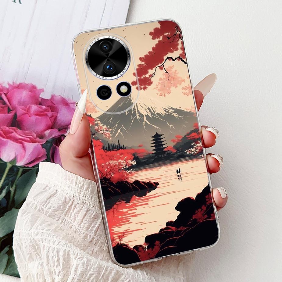 Чехол для Huawei Nova 13 Nova12 BLK-AL00 Новый Роскошный Расписной Чехол Мягкий Силиконовый Чехол для Телефона Для Huawei Nova 12 Pro Nova13 Pro Сумки