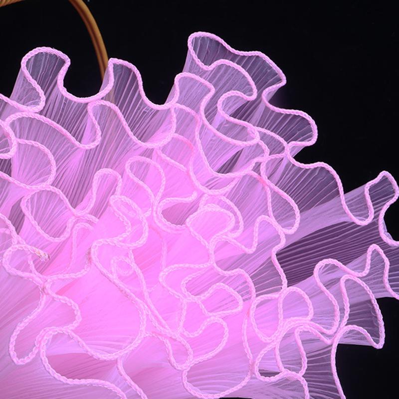 4Ярда*28СМ Упаковочное кружево Бумага Цветочная упаковка Сетка Пряжа Букет в рулоне Волнистая пряжа Жемчужная кромка Сетка Ручная работа Флорист