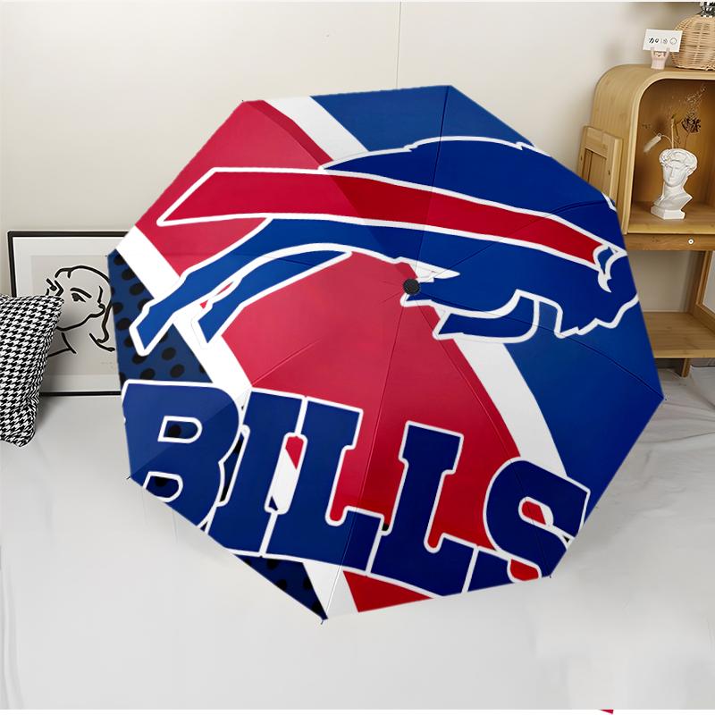 Модный автоматический складной зонт Bills Team с открытием/закрытием. Портативный и складной, идеально подходит для подарка, путешествий и повседневного использования.