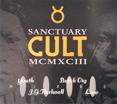 CD CULT Sanctuary Mcmxciii Mixes BEG263CD Beggars Banquet 1993 UK Rock Б/у