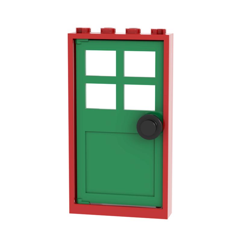 Дверные Оконные Строительные Блоки Совместимые с Крупными Брендами Детские Игрушки 60596 60623 6141 Раннее Обучение MOC Образовательные Подарки