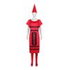 Colored Pencils Cosplay Costume For Adults With Polyester Fabric For Halloween Parties