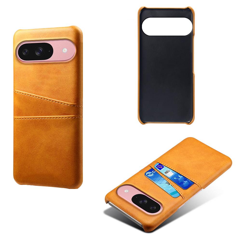 For Google Pixel 10/10 Pro Case Dual Card Slots PU Leather + Hard PC Phone Cover