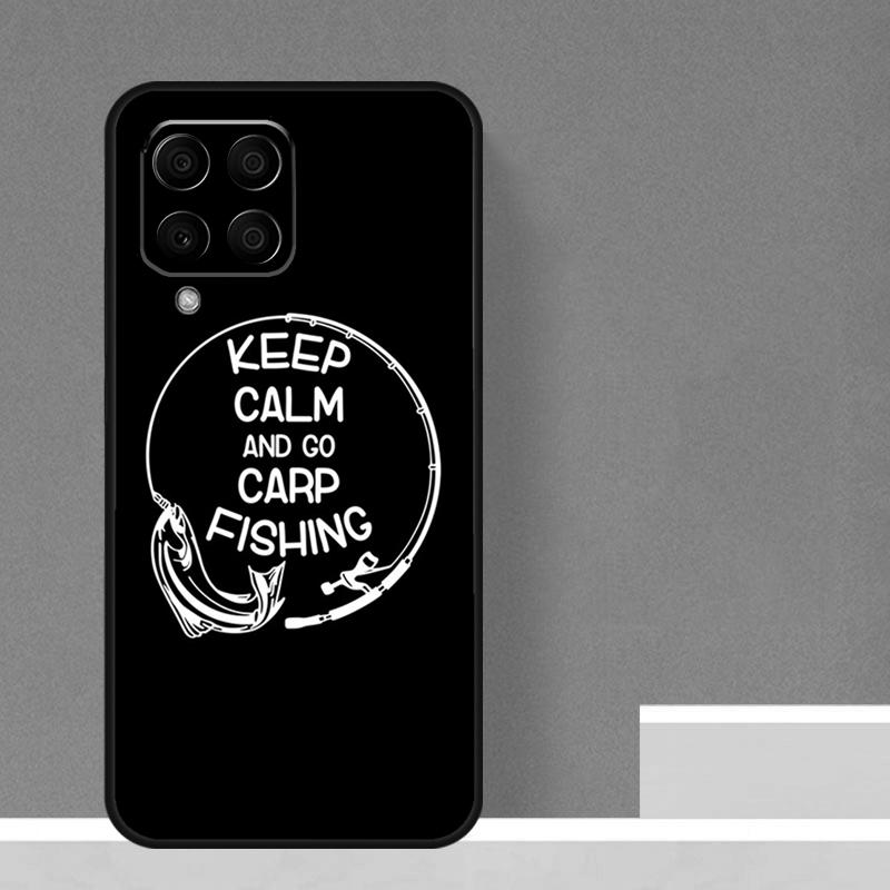 Carp Fish Fishing Rod For Samsung Galaxy M15 M55 M13 M33 M53 M21 M31 M51 M30s M20 M14 M34 M54 M12 M32 M52 Case