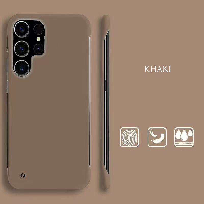 INS Простой однотонный чехол для Samsung Galaxy S21 S20 Ultra Plus FE Note 20, матовый чехол из прочного ПК с защитой от отпечатков пальцев