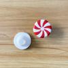 Yousheng 10/20/24Pcs Cabinet Door Knob Cover Christmas Peppermint Candy Drawer Closet Dresser Wardrobe Door Pull Handle Decoration Cover