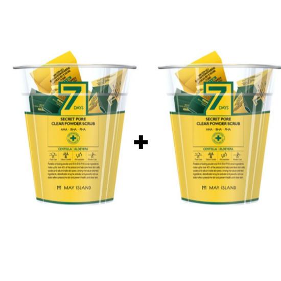 [MAY ISLAND] 7 Days Secret Pore Clear Powder Scrub (5g*12ea) 1 Pack