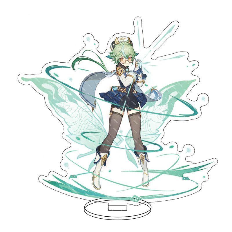 Изысканная акриловая подставка для фигурки Genshin Impact Барбатос Кэ Цин Барбара для демонстрации и декора