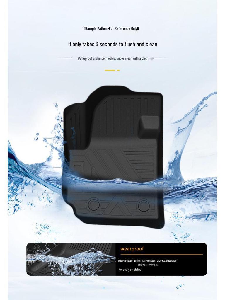 TPE Eco-Friendly Waterproof Floor Mats for 2021-Present Suzuki VITARA: Odorless Starlight Carpet Surface