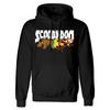 Scooby Doo Unisex Adult Scooby Doo Flaming Hoodie