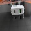1 шт. Модуль зарядки - Панель зарядки Розетка USB+Type C Модуль питания 5В Трансформатор 2.1А Розетка для зарядки Переключаемый адаптер