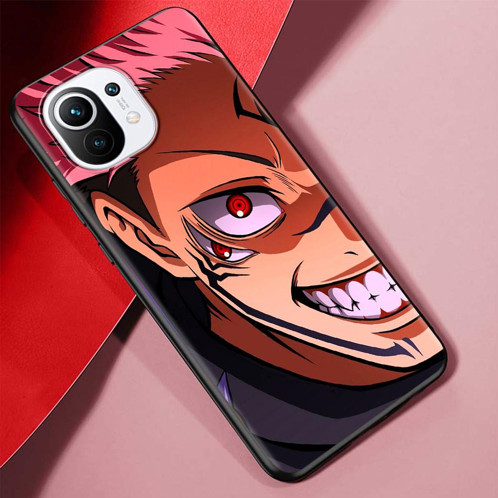 Чехол Jujutsu Kaisen для Xiaomi Poco X3 NFC M3 Mi 11 Lite 5G 12X 11T 10T 12 Pro 9T Note 10 9 Силиконовый Черный Мягкий Чехол для Телефона