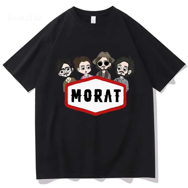 Morat Si Ayer Fuera Hoy US Tour T Shirt 2026 Men/women Harajuku Vintage Graphic Tshirt Classic Unisex High Quality Cotton Shirts