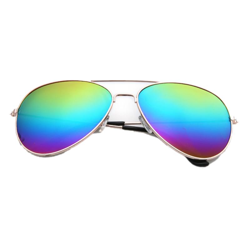 Unisex Classic Mens Sunglasses for Women Classic Pilot Style Gradient Mirror Lens Retro Driving Sun Glasses Reflective Lens