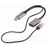 Адаптер DisplayPort-HDMI GEMBIRD A-HDIMIM-DPF-02 Черный 4K Ultra HD