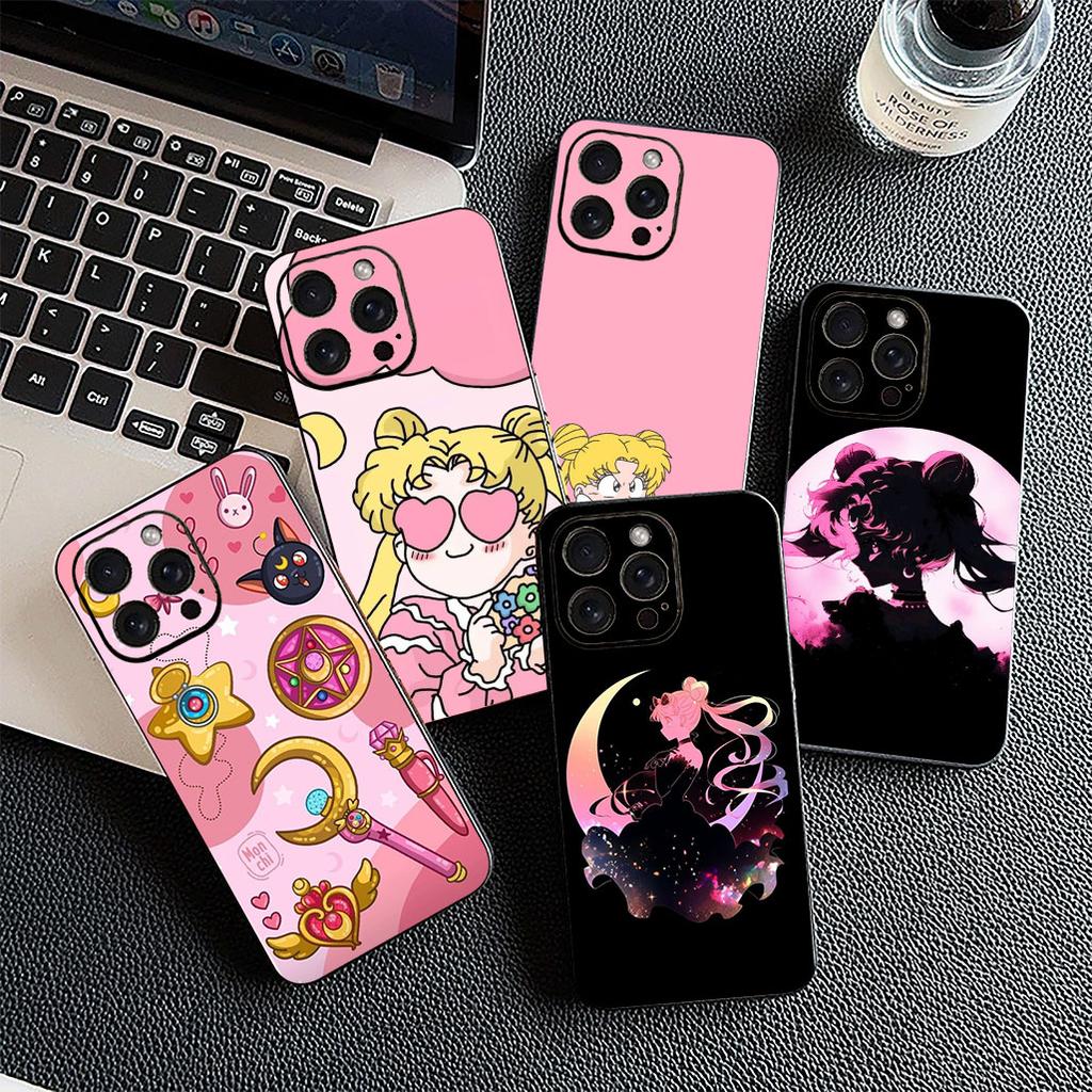 Soft Cover for Xiaomi Redmi Note 12 11 10 A3 Pro 10A 10C 12C Note12 5G 4G Casing Phone Case Girl S-Sailors Comics Star Moons
