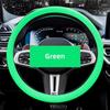 Универсальный автомобильный силиконовый чехол на руль эластичный мягкий аксессуар противоскользящие чехлы для автодекора цвет внутренний мульти J2Q9