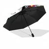 1pc Flower Hair Automatic Open/close Umbrella, 8-Rib sturdy structure, Auto Folding/Opening, Portable Travel Umbrella for Women, c37
