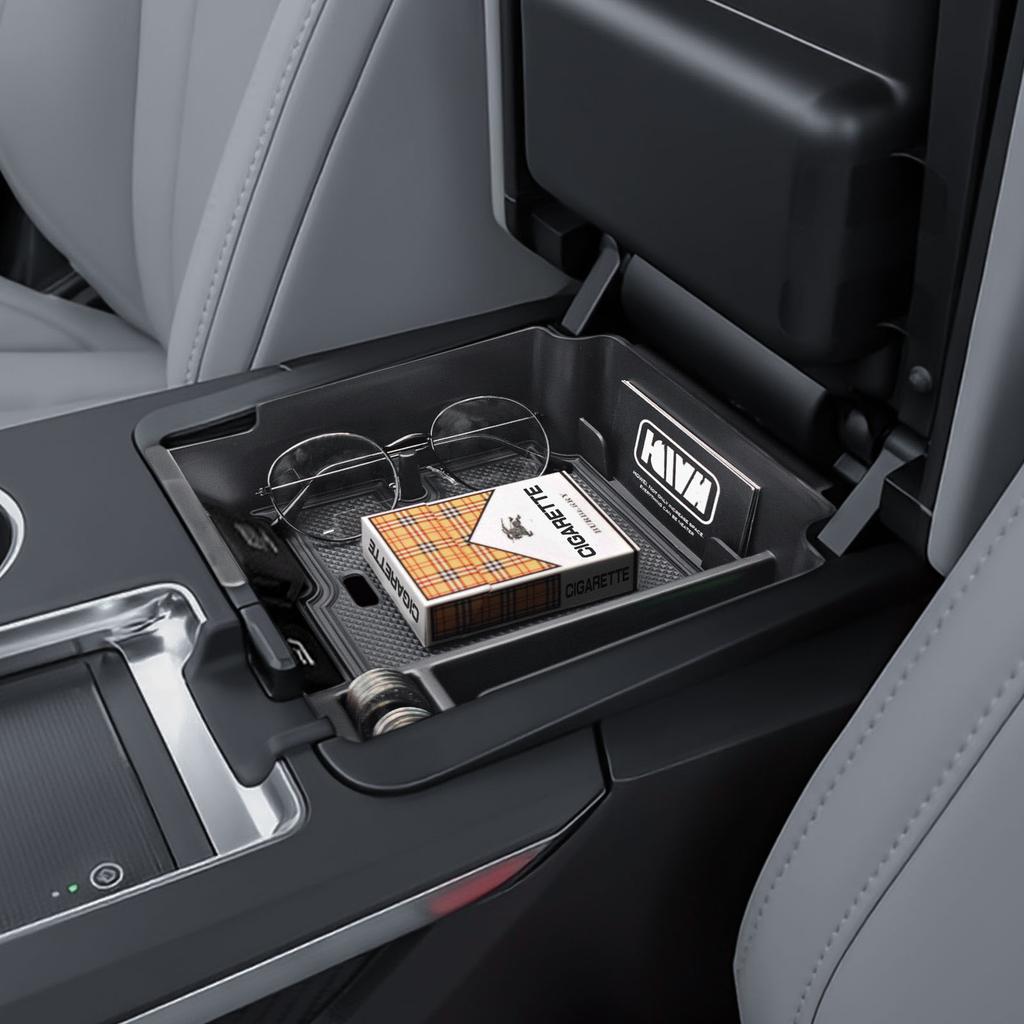 Sixthsmoy Для 2025 Acura MDX Органайзер-лоток для центральной консоли Подлокотник Ящик для хранения Вторичный органайзер для салона автомобиля Аксессуары