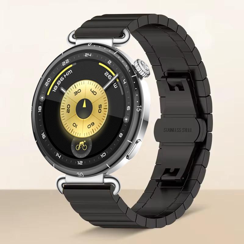 Ремешок из нержавеющей стали 18 мм для Huawei Watch GT6-5-4 41 мм Металлический женский ремешок высокого класса для Huawei Watch 5/GT5Pro 42 мм Xiaomi S4 41 мм