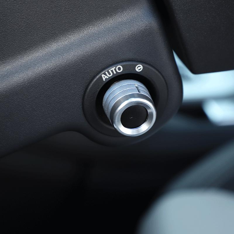 Алюминиевый сплав, серебристый автомобильный руль, ручка регулировки рычага, кольцо, накладка, подходит для Land Rover, для Jaguar, авто интерьер