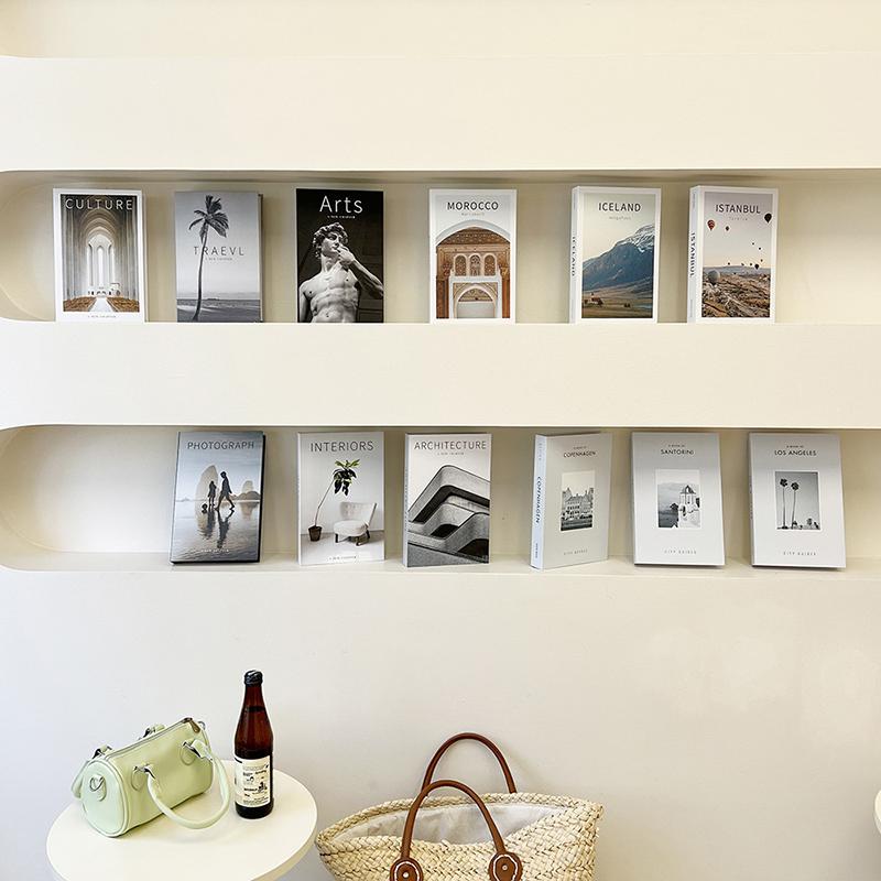 Новые роскошные поддельные книги для украшения, модные креативные книги для моделирования, настольные украшения, журнальные столики, книги для домашнего декора
