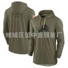 Mens Loose Long Sleeve Hooded T-Shirt NFL Football Graphic Print Sports Top