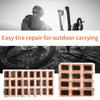 12 шт./24 шт. Прочная заплатка для ремонта велосипедной шины Прямоугольная Хорошая прочность Легкая Полезная Велосипедная шина