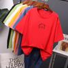 Kawaii Summer T Shirt Women Oversized Soft Tees Хлопок Loose Bouses Tops
