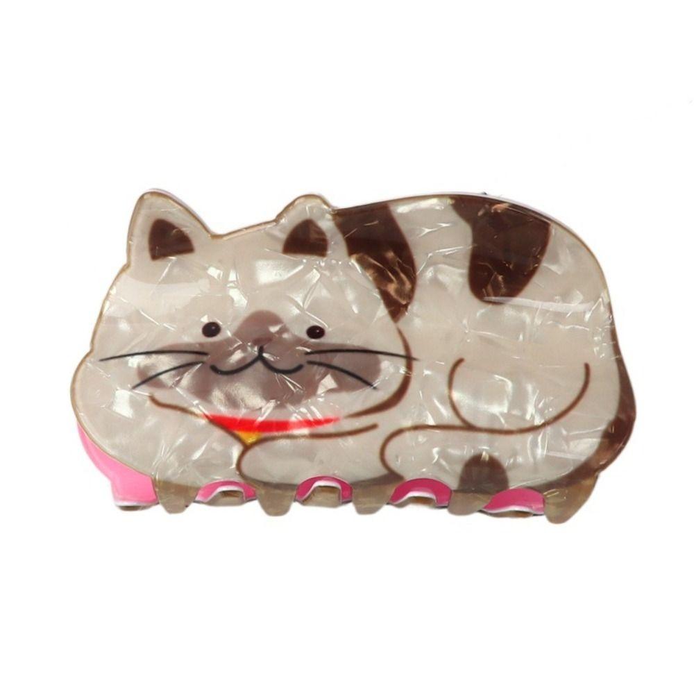 Dog Cat Hair Claw Cartoon Acrylic Animal Hair Clip Cute Animal Shark Clip  Party