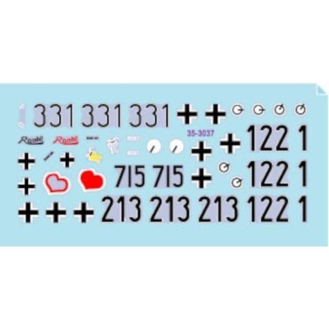 Star Decals 1/35 WW2 German Hermann Goring Division in Italy Panzer III IV Marder II Plastic Model Decals SD35-3037