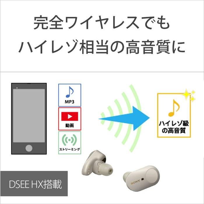 Беспроводные наушники-вкладыши Sony WF-1000XM3 с шумоподавлением (черный)